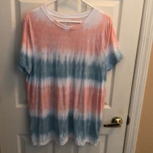 Torrid Tie Dye Look Top Tee Shirt Sz 1X